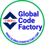 Global Code Factory Logo Transparent Without shadow text 150 150