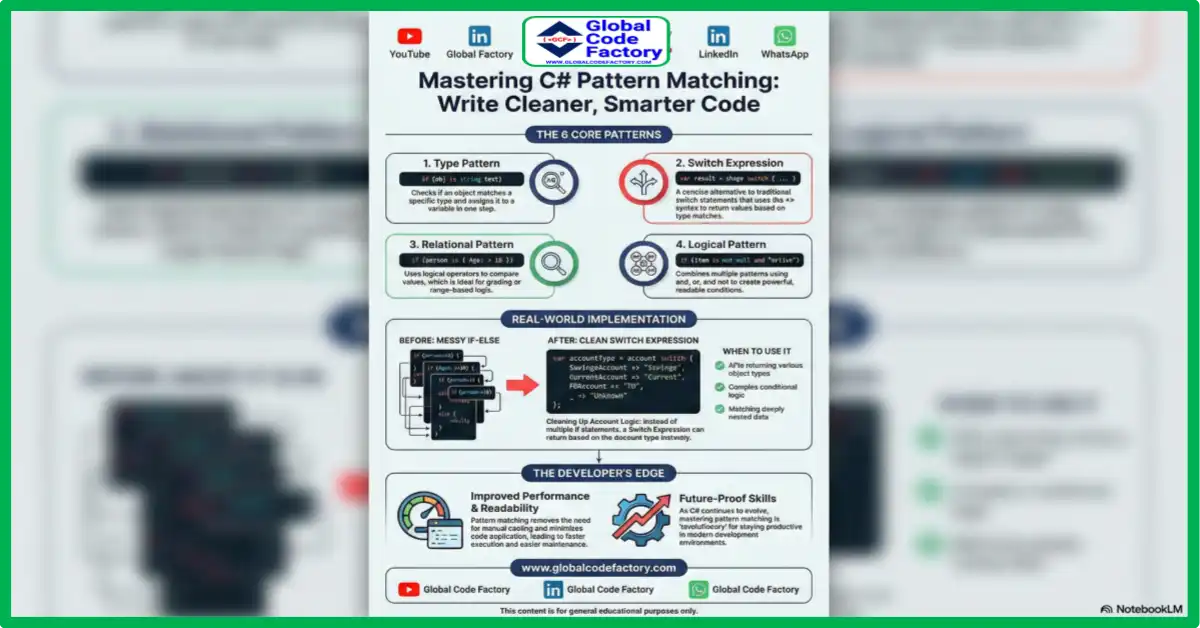 Pattern matching in C# explained with examples for modern C# development and interviews